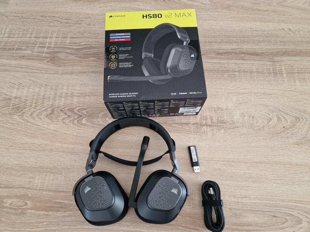Corsair HS80 v2 Max Nový MAX headset od Corsairu.