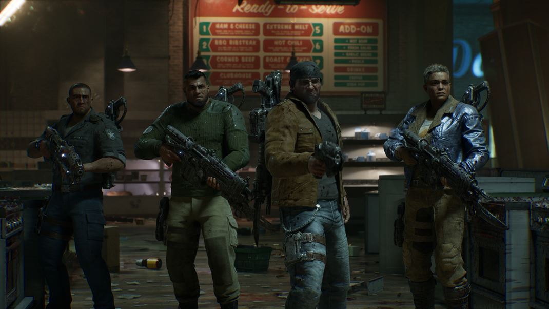 Gears of War: E-Day T�m sa doslova zozbiera na ulici.