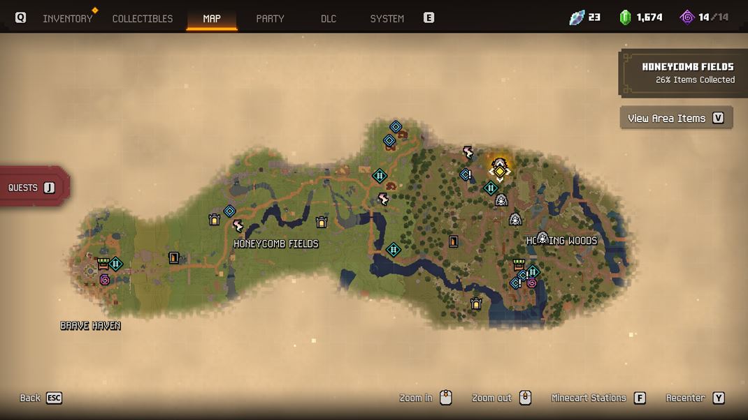 Minecraft Dungeons II Mapa bude tentoraz rozsiala, bude ju objavova�, bojova� v nej a vyd�va� sa z nej do port�lov a dungeonov.