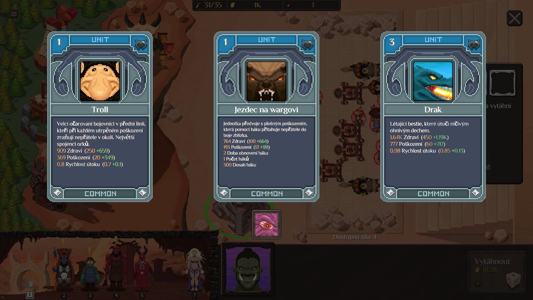 Orc Incremental Tradi�n� sortiment fantasy jednotiek zahr�uje trollov a draky.