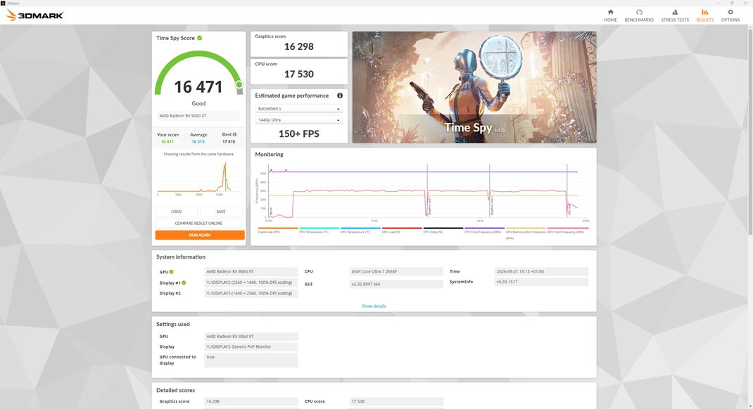 Asus TUF Gaming Radeon RX 9060 XT 16GB OC Edition 
