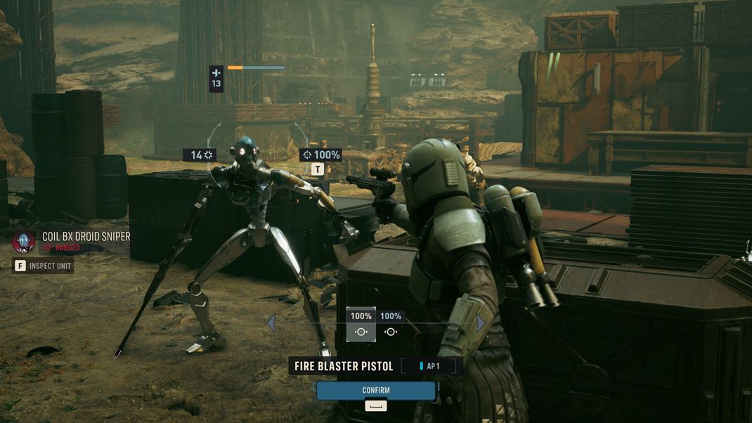 STAR WARS Zero Company Pri zameriavan� v boji vid�te pribl�en� cie� - toto je rana na istotu.