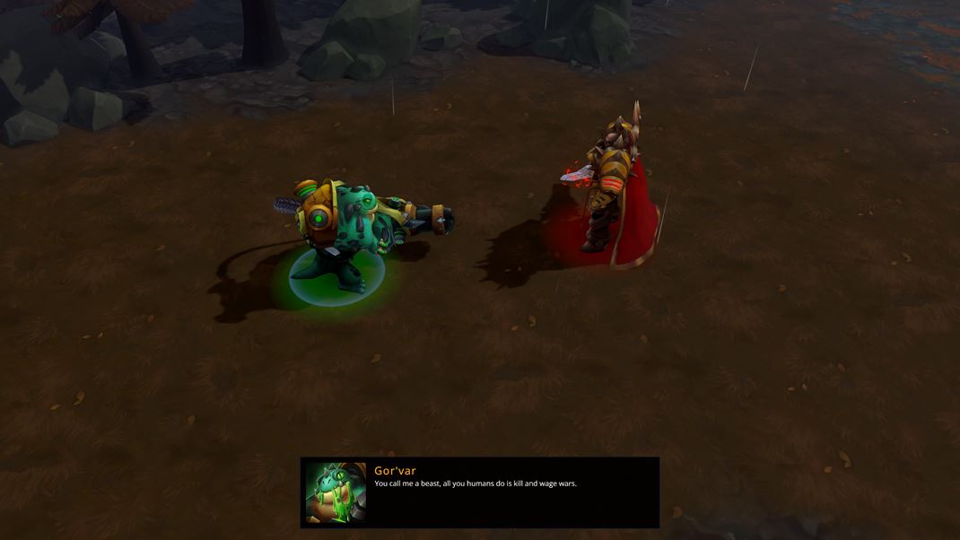Liquidation Pr�beh je rozpr�van� pomocou in-game anim�ci�.